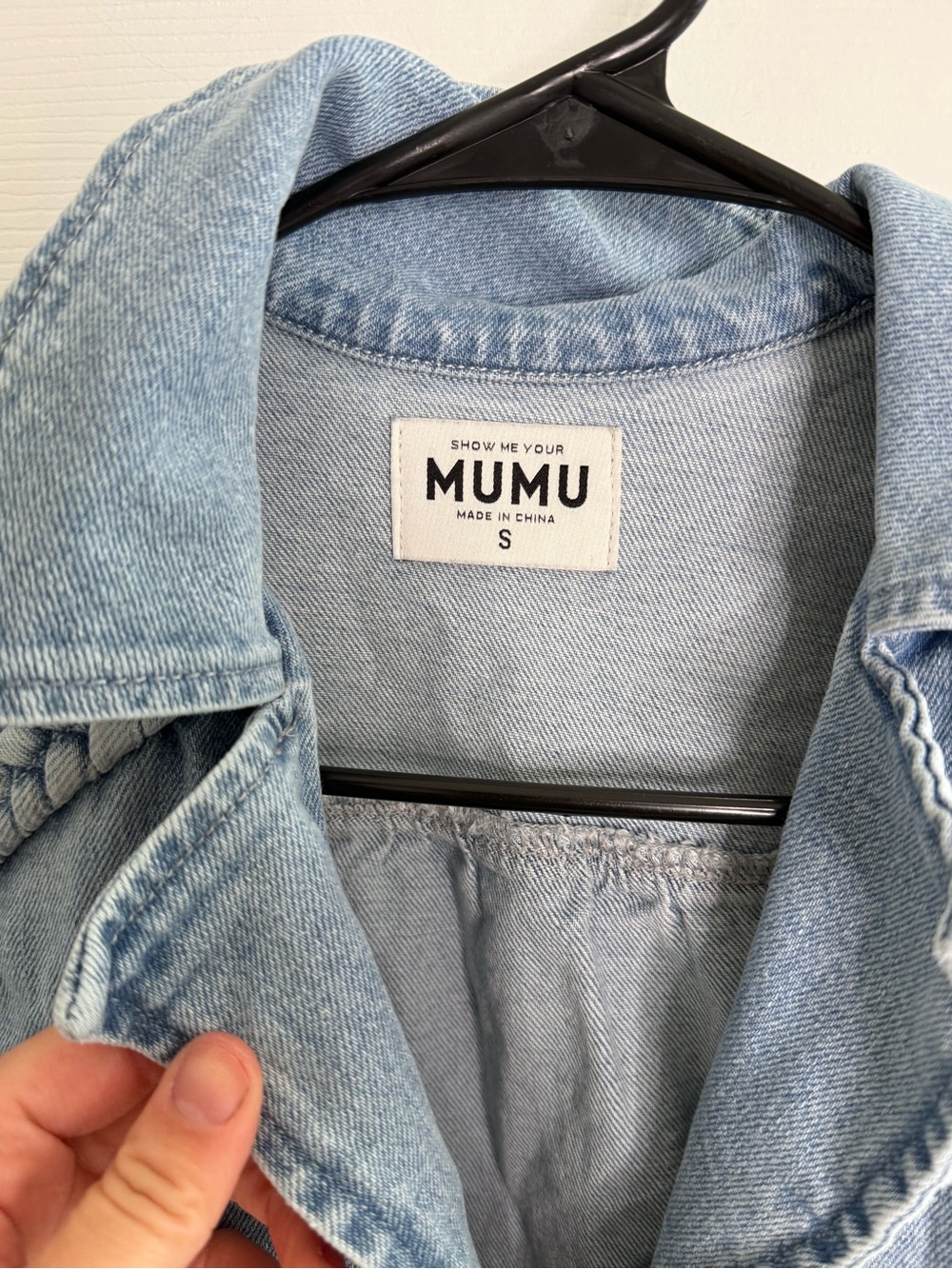 Show Me Your Mumu Outlaw Romper Light Tide Size Small denim western revolve - Picture 8 of 11
